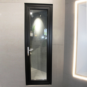 Portes battantes en aluminium à <span class=keywords><strong>double</strong></span> vitrage de conception extérieure commerciale française moderne, <span class=keywords><strong>porte</strong></span> patio en verre à cadre en aluminium intérieur - Product Image 5