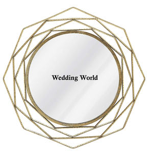 Miroir mural décoratif de qualité supérieure, fait à la main, vente en gros, miroir de couleur personnalisée, vente chaude, miroir en fil de fer - Product Image 6