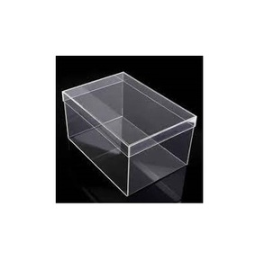 High Quality Acrylic box for custom logo Custom Acrylic Shoe Box Customized Clear Acrylic Box for Gifts Packing Use