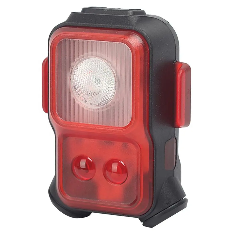 Flash Sale Bike Light with Bicycle Laser LED Tail Light 7 Mode and 2 Straight Line Laser Beams Provide Security cycling at night