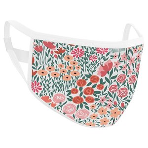 หน้ากากผ้าคอตตอนโพลีเอสเตอร์สำหรับปาร์ตี้,หน้ากากผ้าคอตตอนนำกลับมาใช้ใหม่ได้ออกแบบโลโก้พิมพ์ได้ตามต้องการ - Product Image 2