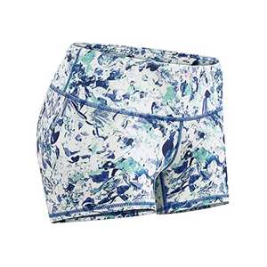 Logo personnalisé Shorts de compression de yoga pour femmes Ensembles taille haute bout à bout élastique 100% nylon respirant - Product Image 1