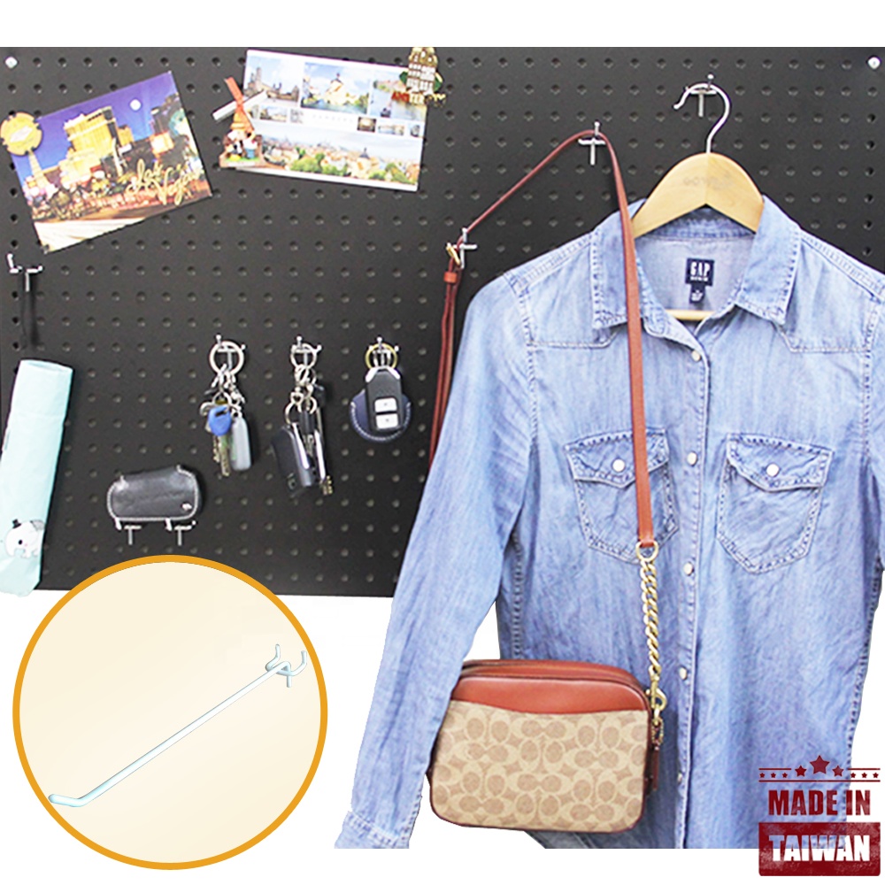 Высококачественные металлические прочные крючки для пегборда