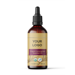OEM/ODM Pure Organic Lemongrass <b>Essential</b> <b>Oil</b> Natural Aromatherapy <b>Oil</b> for Relaxation Stress Relief and Fresh Scent - Product Image 2