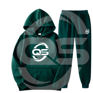 Vente en Gros Logo Personnalisé Léger Velours 2 Pièces Sweat à Capuche Jogger Survêtement pour Hommes Active Bottoms avec Logo Personnalisable - Product Image 4