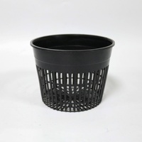 Pots en filet hydroponiques en PP Système capillaire d'arrosage automatique Maille fendue Noir Mini Design 1L Capacité TIDESTAR résistant à la Corrosion