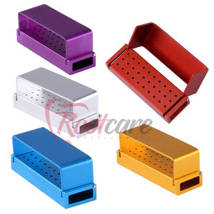 Vente chaude Premium Aluminium Coloré 21/30 Trous pour Perceuses Implant Dentaire Fraises Titulaire Rack Ensemble Dentaire Instruments Chirurgicaux - Product Image 1