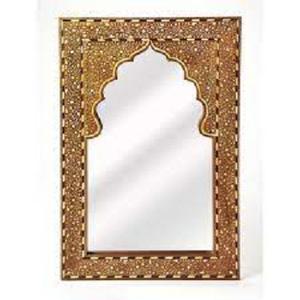 Luxury Style Indian Handmade Home Decorative Gift Wall Decorative Bone Inlay <b>Mirror</b> Frame Supplier Wholesaler From India - Product Image 4