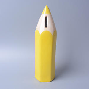<span class=keywords><strong>Pot</strong></span> en céramique créatif en forme de <span class=keywords><strong>crayon</strong></span>, tirelire, économie de pièces de monnaie pour décoration/cadeau pour enfants, nouvelle collection - Product Image 3