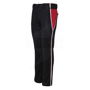 Cheap Custom Red White Stripe Baseball <b>Pants</b> High Quality Plus Size Breathable Anti-Bacterial Baseball & Softball <b>Pant</b> Wholesale - Product Image 5