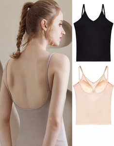 Top court à bretelles Spaghetti pour femme, Camisole sexy, haut court, à bretelles Spaghetti - Product Image 2