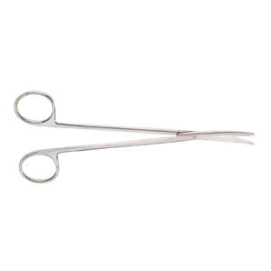 Metzenbaum Manual Stainless Steel <b>Scissors</b> 5.75'' (14.5cm) Surgical Instrument Basis Straight or <b>Curved</b> - Product Image 2