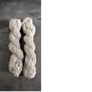 custom made 100% natural recycled undyed wool yarn suitable for dyeing for yarn and fiber stores