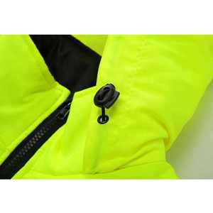 เสื้อแจ็กเก็ตกันน้ำมีฮู้ดสะท้อนแสง,เสื้อโค้ทเพื่อความปลอดภัยกันน้ำกันลมสะท้อนแสงใส่ได้ในฤดูหนาวใส่ได้ทุกโอกาส - Product Image 5