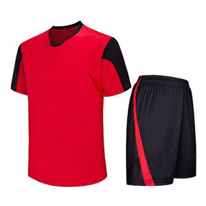 Uniformes de fútbol de poliéster 100% personalizados nueva camiseta de fútbol Unisex para hombres y niños con pantalones cortos ropa deportiva de calidad pura - Product Image 3