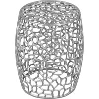 Étagères à café rondes en aluminium doré ou Nickel, meubles de décoration pour la maison, du salon et du hall d'entrée, 2 pièces