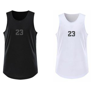 Gym <b>Singlets</b> <b>Men</b> Tank Tops White Color Sports Stringer Bodybuilding Fitness 100% Cotton Breathable Quick Dry - Product Image 5