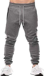 Pantalones deportivos de felpa gruesa con cordón polar unisex, con bolsillo joggers, informales - Product Image 3