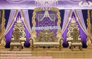 Scène de mariage victorien en en Fiber, décor scénique de style romain, superbe pour spectacle de mariage, et américaine - Product Image 5