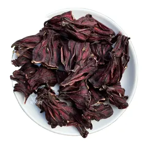 Teh Herbal Bunga Kering Hibiscus Besar Teh Asam Buatan Vietnam Harga Murah 100% Alam Non GMO Tanpa Kimia