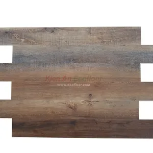 100% VOC Free Wooden Looking Hot Deal Wood Plastic SPC Click Flooring Painted Bevel Vietnamese Producer