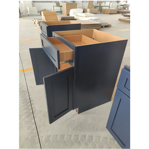 Gabinetes de cocina listos para montar, respetuosos con el medio ambiente, laca de Vietnam, bisagra para fregadero, tobogán para cajón, incluye cesta para cajón - Product Image 2