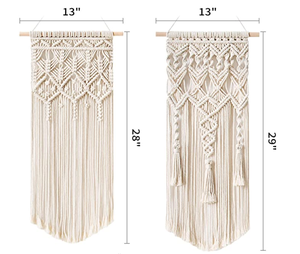 ธรรมชาติ Handmade Macrame แขวนผนังสำหรับกลางแจ้งในร่มแขวน - Product Image 1