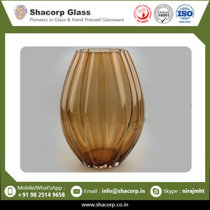 Florero de cristal transparente para decoración artificial del Hogar disponible en tamaño personalizado - Product Image 5