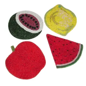 Posavasos con forma de fruta, posavasos de mesa con diseño a la moda y a la moda, superventas