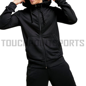 Sweat à capuche d'extérieur pour hommes, Streetwear de haute qualité, ruban, Design Hip Hop épais, personnalisé, vente en gros - Product Image 1