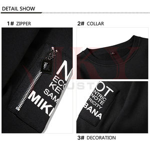 Sudadera personalizada con logo impreso para hombre, ecológica, estilo urbano, de Viky Industries - Product Image 6