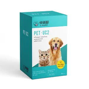 प्राकृतिक पालतू पशु स्वास्थ्य देखभाल यूसी 2 हिप और संयुक्त नरम Chews की खुराक के लिए कार्बनिक कुत्ते बिल्ली पूरक