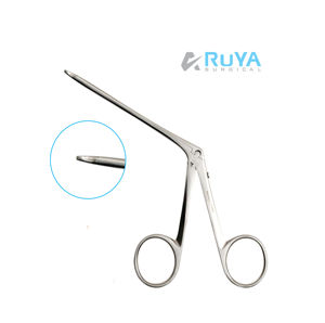 Pinzas nasales de acero inoxidable con punta dentada Extra plana, instrumentos Med, pico de pato, 8mm, aprobado por CE - Product Image 1