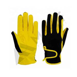 Nouveaux gants d'équitation en cuir d'hiver sur mesure à doigts entiers - Product Image 2