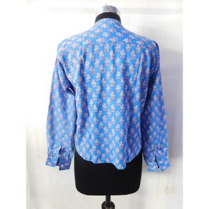 Blusa Étnica India de Algodón Puro con Diseño Floral, Estampado a Mano, Manga Larga, Informal, para Fiestas de Verano, Primavera - Product Image 3