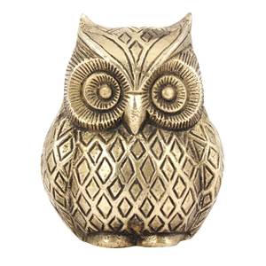 Handmade <b>Decorative</b> Multicolor Brass Standing Owl Sculptures Figurine Statue Statement Pieces <b>Decor</b> Gift Items - Product Image 2