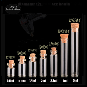 Đồ Trang Trí Lọ Thông Điệp Giá Rẻ <span class=keywords><strong>Mini</strong></span> Trang Trí Đường Kính 12Mm 2Ml 2.3Ml 4Ml <span class=keywords><strong>5Ml</strong></span> Đồ Trang Trí Nút Chai Lọ Mason Phòng Thí Nghiệm - Product Image 4