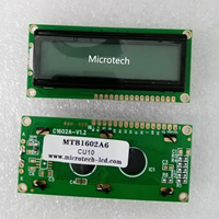 Usine lcd 1602 matrice de points COB bleu/noir/rouge/vert écran i2c 16X2 caractère numérique FSTN/FTN monochrome MPU tft lcd module