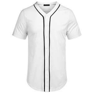 Vente en gros OEM maillots de baseball et de softball vêtements de sport respirants pour adultes bon marché vierge plaine/service d'approvisionnement de bande - Product Image 2