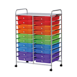 MIT Wholesale Taiwan Furniture Manufacturer Living Room 20 PP Organizer Plastic Chest <strong>Drawers</strong> <strong>Storage</strong> <strong>Cart</strong> - Product Image 2