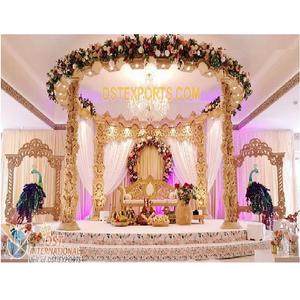 Exclusive Aria Mandap for Hindu Wedding <b>UK</b> Indian Wedding Ceremony Mayur Mandap Decoration Traditional Theme Wedding Mandap USA - Product Image 1