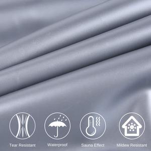 Heavy Duty Fitness Exercise Gym Anti-Rip Black Clothes Weight Loss Sweat <b>Sauna</b> Suit For Men and Women - Product Image 2