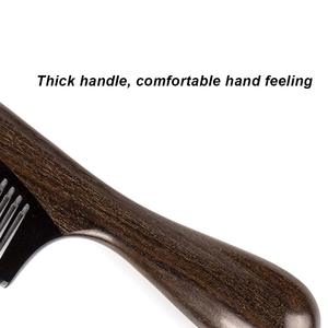 Náutico hecho a mano 100% peine de sándalo Natural antiestático aroma de madera desenredador de cabello Natural letrero de pared de madera artesanías de madera - Product Image 5