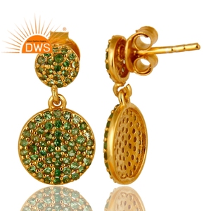 Natural Gemstone <b>Earrings</b> for Women 18k Gold Plated <b>Silver</b> Jewelry <b>925</b> <b>Silver</b> Dangle Drop <b>Earrings</b> for Women Gift for Her - Product Image 2