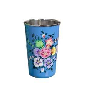 Findking — nouveau verre d'eau en acier inoxydable, couleur bleue, or, dernière version, moderne - Product Image 3