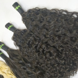 Extensiones de cabello Remy brasileño Rubio 613 ondulado Natural, puntas onduladas de calidad superior para el cuidado del cabello, extensiones de cabello humano - Product Image 2