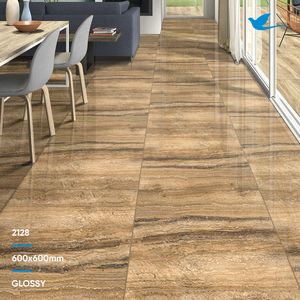 กระเบื้องปูพื้นเซรามิกดิจิตอลขนาด600x600พอร์ซเลนคลาสสิกทันสมัย600x600ราคาล่าสุด - Product Image 3