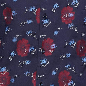 Chemise à carreaux et col montant pour hommes, tenue décontractée, à manches longues, nouvelle mode été - Product Image 5