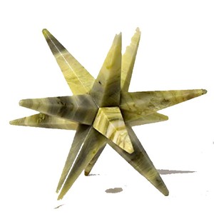 Haute qualité cristal merkaba étoile serpentine merkaba 12 Points Reiki Guérison cristal quartz merkaba étoile pierre précieuse En Gros - Product Image 4