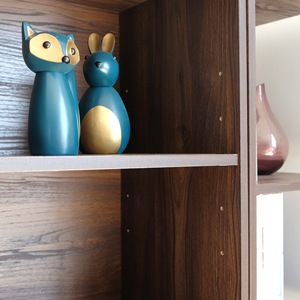 Vitrina de madera de 4 niveles para sala de estar - Product Image 5